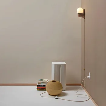 Modern Nordic Lampă De Perete Minimalist Designer Lampă De Perete Cabluri Gratuit Soclu De Tip Hotel, Camera De Zi Dormitor Culoar Tranșee