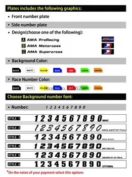 NICECNC Fundal Personalizat Numărul Placă Grafică Autocolant & Decal Pentru Yamaha TTR90 2000 2001 2002 2003 2004 2005 2006 2007 TTR 90