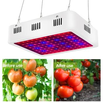 200x10 Watts Interioară LED-uri Cresc Lumini Spectru Complet pentru Legume cu efect de Seră și Plante