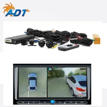 ADT 720P 1080P DVR 3D Pasăre Vedere Panoramică Senzor de Parcare 360 camera auto de Parcare Pentru Rezervarea de Conducere
