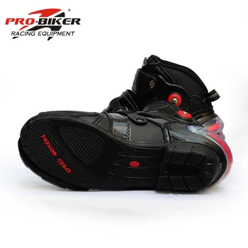 Echitatie Trib cizme motocicleta impermeabil curse bărbați motocicleta moto motocross cizme din microfibre din piele motocicleta protector pantofi