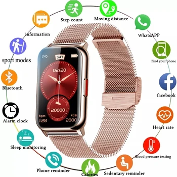 Smart Band 6 Ceas Fitness Tracker Bratara Smartwatch rezistent la apa Monitor de Ritm Cardiac de Oxigen din Sange OLED Ecran Pentru Huawei, Xiaomi