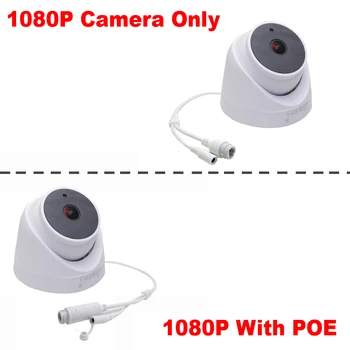 JIENUO Panoramic Camera POE IP 1080P HD 1.7 mm Lentilă de Supraveghere Cctv Cam Infraroșu Video de Interior Built-in Microfon de Camera