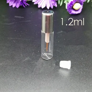 1.2 ml Gol Clar Contur Lichid Reincarcabil Tub cu Capac de Argint,DIY Mini-Lipici de Ambalare Sticla,Dermatograf eprubeta F20173643