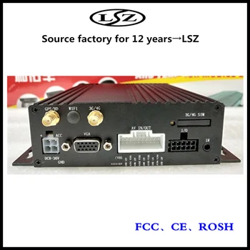 Fabrica direct 4 canal de monitorizare de la distanță de dual SD card 3G de poziționare GPS suport NTSC/PAL modul