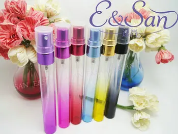 1000Pcs/Lot 10ml Colorate de Călătorie Pahar Mic Gol Aromatice Parfum Spray Parfum Reîncărcabile de Sticla Pulverizator Cosmatics Sticla