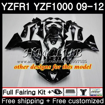 Bodys Pentru YAMAHA YZF-1000 YZF R1 2009 2010 2011 2012 9HC.11 YZF-R1 YZF 1000 R 1 YZF1000 YZFR1 Fabrica albastru 09 10 11 12 Carenajele
