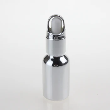 0.5 oz Strălucitoare de Aur Și de Argint sticla Dropper Sticla, 15ml Ulei Esențial Flacon Picurător Pentru Îngrijirea Pielii Container
