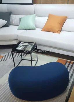 2019 New American Stil Modern Curba canapea extensibilă țesătură de Cașmir scaun otomani canapea set mobilier camera de zi