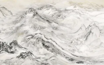 Moderne, Perdele Opace Negru și alb de munte, peisaj 3D Perdele Foto Perdele Pentru camera de zi 3D Perdele Draperii