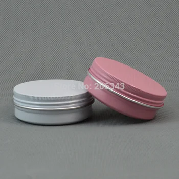 60G alb/roz aluminiu crema borcan,container cosmetice,fard de pleoape container,crema borcan,Borcan Cosmetice,Ambalaje Cosmetice