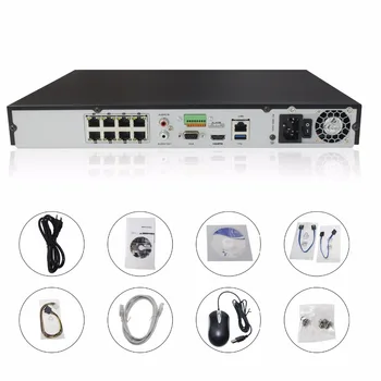 Hikvision 4MP Camera POE IP CCTV Sistemul DS-2CD2143G0-ESTE de 4 Megapixeli H. 265 WDR Supraveghere Video Camere de supraveghere Alarma Audio