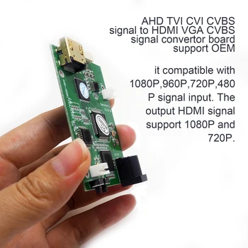 AHD41 Convertor Bord AHD CVI TVI, CVBS Semnal Conecta 1080P, 720P, HDMI Ieșire Semnal Video Convertor Bord Ahd-to-hdmi Module