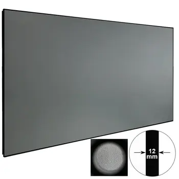 MIVISION 100 Inch-200 Inch Ecran Proiector 4k Anti Lumină Cadru Fix Ecran de Proiecție, Ecran Dedicat Pentru Home Theater