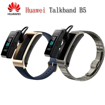 Original Huawei TalkBand B5 Vorbesc Band Bluetooth Brățară Inteligent Portabil Mansete de Sport Touch Ecran AMOLED de Apel în Cască Trupa