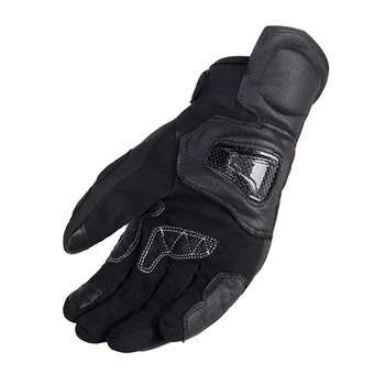 BENKIA Motocicleta Mănuși din Fibre de Carbon Piele Moto Motocross Manusa de Deget Plin de Iarnă Vânt Impermeabil Moto Guants Pentru Bărbați