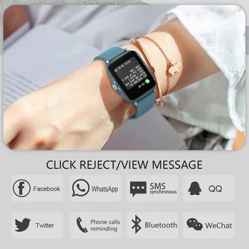 Noul P8 Plus 1.69 inch 2021 Ceas Inteligent Oameni Complet Tactil de Fitness Tracker IP67 rezistent la apa Femei GTS 2 Smartwatch pentru telefon Xiaomi