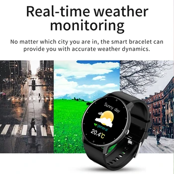 Noul Ceas Inteligent de Oameni Ecran Tactil Complet Sport Fitness Ceas IP67 rezistent la apa Bluetooth Pentru Android smartwatch Barbati+cutie