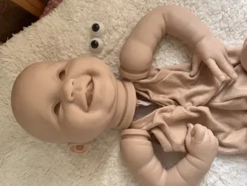 Renăscut Baby Doll kituri de 22 de Inci Realiste Nou-nascut Bebe de Vinil Nevopsite Păpuși pentru Fete DIY Gol Papusa reborn kit