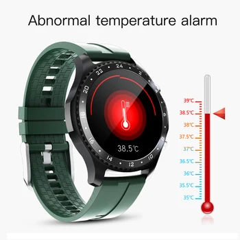 Ceas inteligent Bărbați Temperatura de apelare Bluetooth Ceas Monitor de Ritm Cardiac Smartwatch reloj inteligente hombre de Fitness Brățară