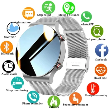 GEJIAN apelare Bluetooth Ceas Inteligent Bărbați Music Player smartwatch Femei Pentru Android, ios, Telefon 2021 Nou Mens Sport Tracker de Fitness