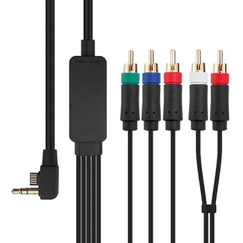 100BUC Negru 1.8 m componentă Audio-Video cablu AV pentru PSP2000/3000