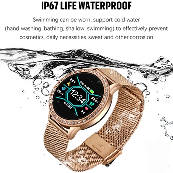 2022 Nou Ecran Color Smart Watch Femei barbati Full Touch de Fitness Tracker Tensiunii Arteriale Ceas Inteligent Femei Smartwatch pentru Xiaomi