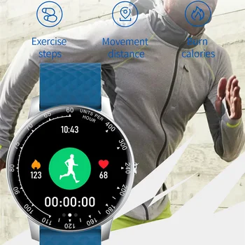 2021 Ceas Inteligent Bărbați Tensiunii Arteriale/Auzi Monitor de Ritm Fitness Tracker Ceas IP68 rezistent la apa Smartwatch Femei Pentru Xiaomi Iphone