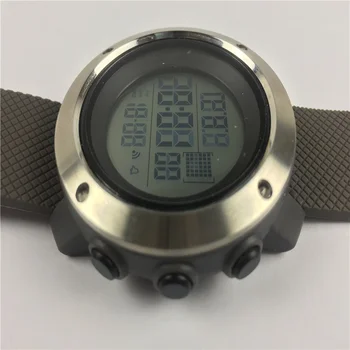 Ceas Sport Fata Mare Led Cronometru rezistent la apa Militare Simplu Ceas de mână pentru Bărbați Numărătoarea inversă Auto Data Alarma Dual Time