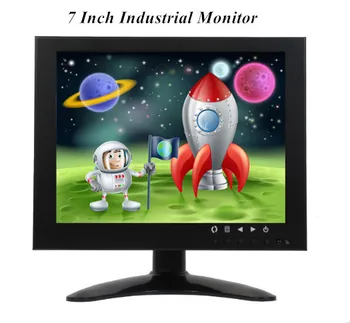 7 Inch Industriale Monitor Pentru CCTV aparat de Fotografiat, Microscop VGA/AV/BNC de Intrare