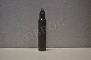 Transport gratuit 1000pcs 30ml Pen Sticle de Lichid Flacon din Plastic Negru Gol Formă de Stilou Nou Stil de Sticle cu tamper capac