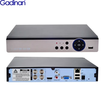 GADINAN 5in1 AHD 4 CANALE 5MP HD DVR H. 264 Acasă Recorder Video de Rețea de Sprijin pentru AHD TVI IMPLANTUL Analog Camera IP de Securitate de Sistem
