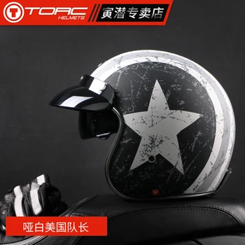 Motociclete de Epocă casca TORC T57 deschis fata de casca ECE aprobat jumătate casca moto Retro casco capacete motociclistas capacete