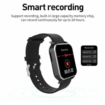 ST10D Ceas Inteligent Bluetooth Bărbați, Femei Ecran Tactil Complet de Fitness Rata de Inima MusicPlayer Bratara Sport Smartwatch rezistent la apa