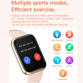 1.69 Cm Dinte Ceas Inteligent 240*285 Ecran Tactil Complet Smartwatch Bărbați Multi-sport Monitorul Cardiac Femeie Pentru IOS Android