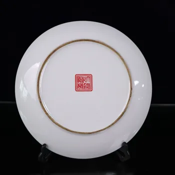 China Porțelan Vechi Pastel Model De Bun Augur Apreciere Placa