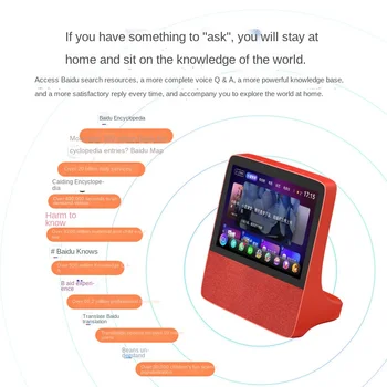 Xiaodu la domiciliu X8 ecran inteligent audio și video de acasă ecran tactil de 8 inch difuzor inteligent WiFi/Bluetooth audio smart screen