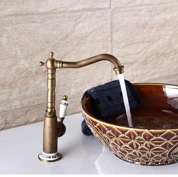 Vintage Baie robinet alama antic robinet china ceramice bazinul robinet bronz antic chiuveta de robinet bazinul mixer robinet chiuveta mixer de apa
