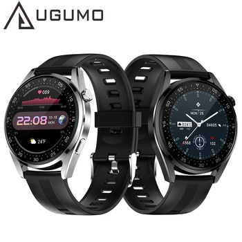 UGUMO E20 GPS Inteligent Ceas Barbati Cadou BT apel Tensiunii Arteriale Inima Rata de Sport, Pista de monitorizare de Somn IOS Android Smartwatch