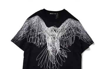 2020 Oameni Noi High Line pasăre vultur Tricouri Tricou Hip Hop Skateboard Street Bumbac T-Shirt Tee Cămașă de Sus kenye #N274