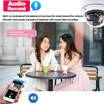 4K Ultra HD POE IP Dome Sistem 8CH Kit NVR Exterior Impermeabil Audio de Securitate CCTV Camera de Supraveghere Kit Sistem de 8MP