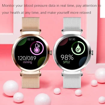 2021 Lux Nou Smartwatch rezistent la apa Sports Tracker de Fitness relógios inteligentes Femei de Moda Ceas Inteligent Pentru Android IOS