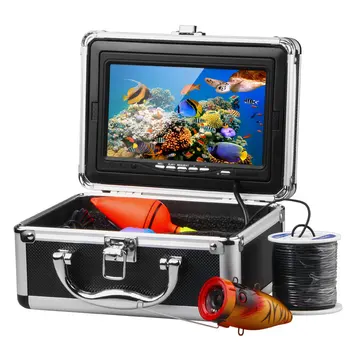 15m cablu subacvatic Sistem de camere video de 7 inch ecran LCD de Culoare pentru pescuit HD 1000TVL