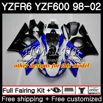 Bodys Pentru YAMAHA YZF600 YZF R6 1998 1999 2000 2001 2002 13HC.13 YZF 600 YZF-R6 YZF-600 portocaliu Lucios YZFR6 98 99 00 01 02 Carenaj
