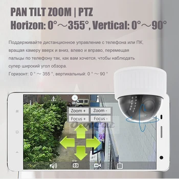 HD 1080P 2MP 5MP Camera IP Wireless PTZ Zoom 5X Audio Microfon SD Card Infraroșu de Securitate de Supraveghere CCTV Network Camera Wifi