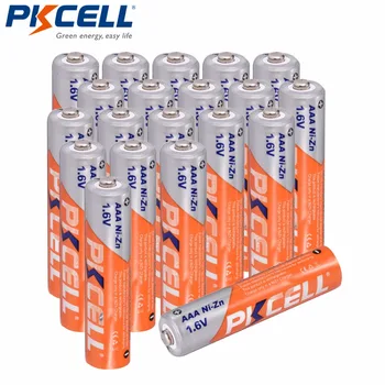 20buc/lot PKCELL NI-ZN AAA Baterie Reîncărcabilă 1.6 V 900mwh NIZN 3A Puternic Acumulator Pentru aparat foto digital