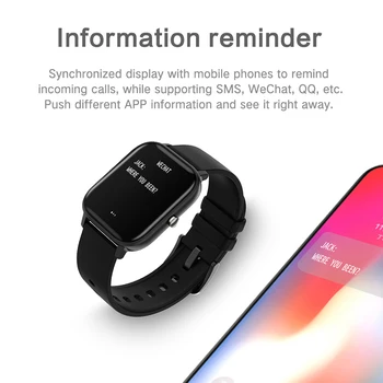 Noul P8 1.4 inch Full Touch Femei Ceasuri Digitale Impermeabil Sporturi Pentru xiaomi iPhone Multifuncțional Ceas Electronic Bărbați