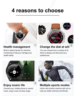 Smart Watch HD Bluetooth Apel Fitness Tracker Monitor de Ritm Cardiac Impermeabil Bărbați Ceasuri Sport Femei Bratara Pentru Android IOS