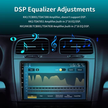 EKIY KK3L Radio Auto Multimedia Player Video Pentru Ford Focus 3 Mk 3 2011 - 2019 Navigare Stereo, GPS, Android 10 Cap, Unitatea DVD
