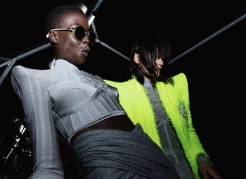 2021 Noi Femeile de Personalitate de Moda Jacquard Stripe Design Împletit Negru cu Maneci Lungi, Celebrity Party Club Bandaj Culturilor Sus